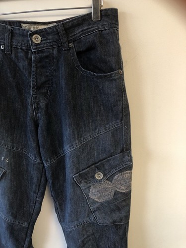 crosshatch jeans black label 30 30 Blue Straight Used - Picture 2 of 16