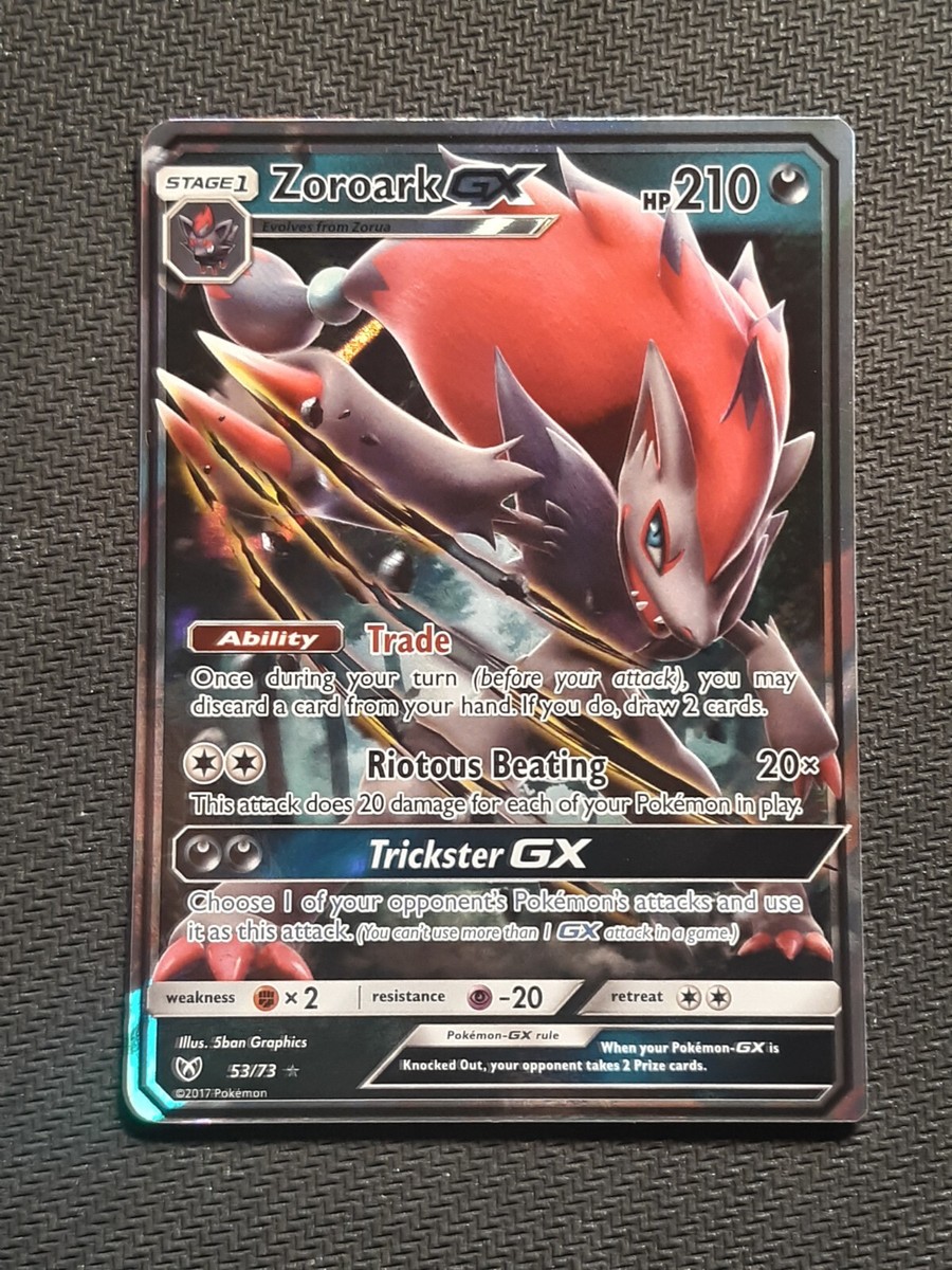 zoroark gx pokemon card Pokemon Card Japanese N's Zoroark 061/100 sv9 RR Holo TCG — ToysOneJapan main image 0