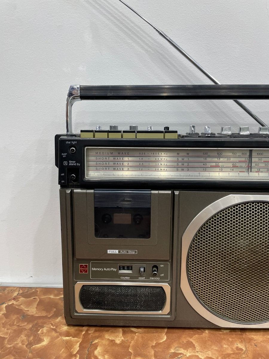 National Panasonic Vintage Cassette Player 3 Speaker System RQ