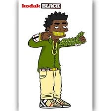 60811 Kodak Black Wall Decor Print Poster
