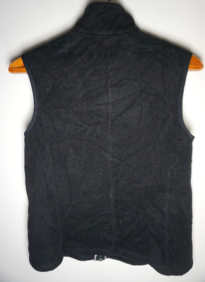 Vintage Patagonia Synchilla Fleece Vest Medium Womens Black Full