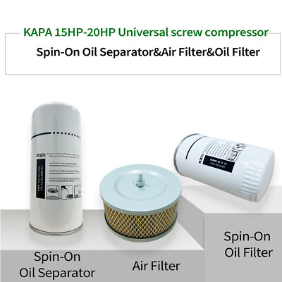 Spin-On Oil Separator Air Filter For KG 15-20HP Screw Compressor maintenance kit