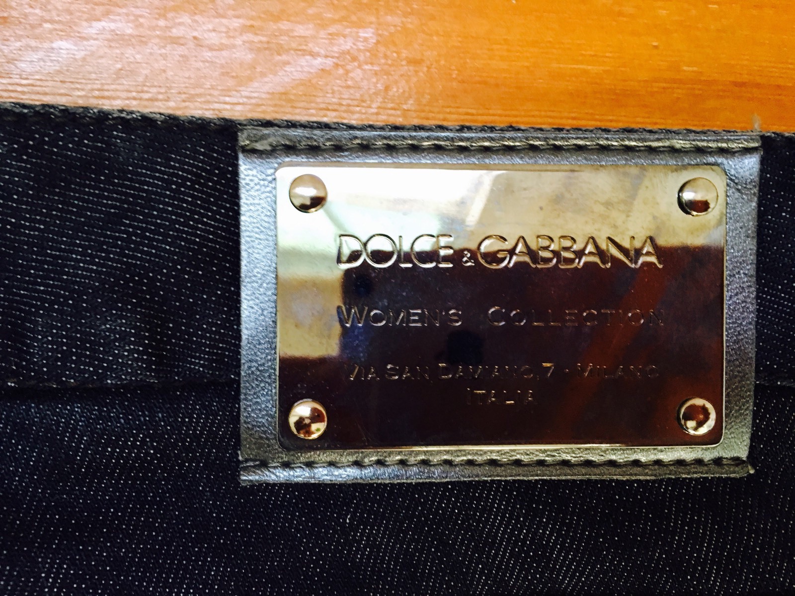 DOLCE & GABBANA D&G womens dark skinny jeans ankle zipper IT 38 US 2 $595 image 2