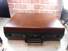 Samsonite Omega GL Briefcase Combo Lock Attach  Brown Hard Case