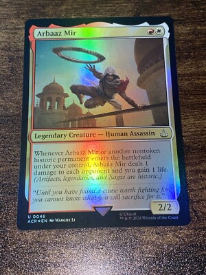 Arbaaz Mir 0046 Foil Universes Beyond: Assassin's Creed MTG Magic S2079* |  eBay