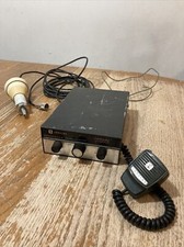 Vintage Johnson Messenger 123SJ Mobile 23 Channel CB Radio w/ Mic  Antenna Base