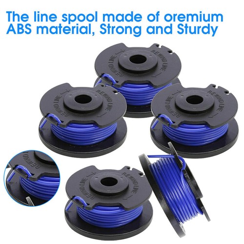 5pcs Spool & Line Cord Fits For Ryobi One + Cordless Trimmers Strimmer 18/24/40V - Picture 5 of 10