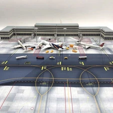 1:400 Scale Airport Terminal Building Air Bridge DIY Model Scene Toy Gift