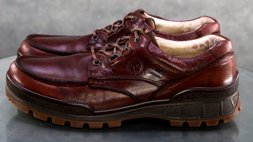 ECCO Track II Gore Tex $180 Men's Trail Hiking Shoes Size EU 43 US 9-9.5 Brown - Picture 2 of 12
