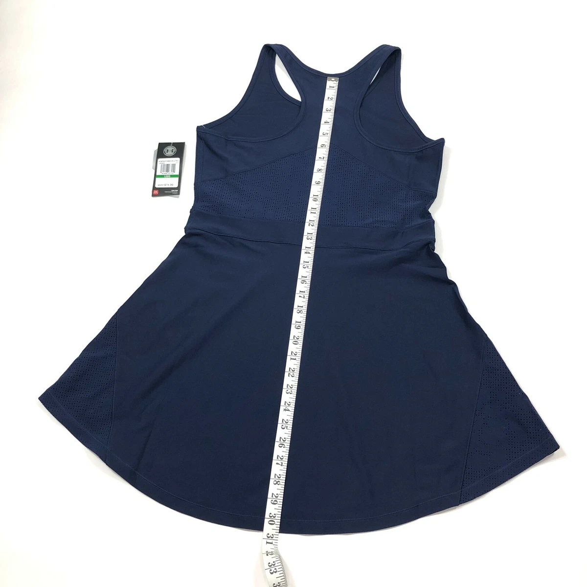 Under Armour Navy Blue Tennis Center Court Dress 1290848 410 Women's Size  Large