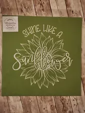 MDC DIY Adhesive Reusable Silkscreen Stencil 🌻Shine 🌻