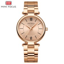 MINI FOCUS Women's Japanese Movement Waterproof Business Leisure Quartz Watch