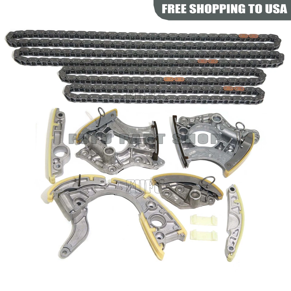 INA Timing Chain Tensioner Kit For VW Touareg Audi A8S8Q7S5 4.2 5.2 FSI BAR BSM - Image 2 of 4