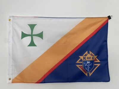 #ad 2x3 2#x27; x 3#x27; Knights of Columbus Flag with Grommets Z1723 $12.99