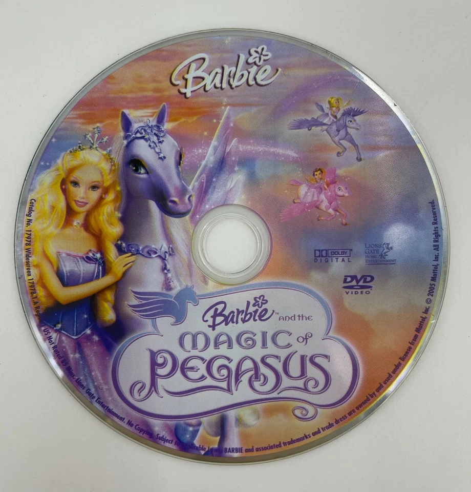 Disney Pixar Barbie DVD's DISC ONLY No Cases or Artwork Children's Family Movies - Image 2 of 4