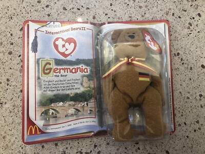 TY BEANIE GERMANIA THE BEAR INTERNATIONAL BEARS II MCDONALDS Collectible