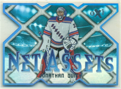 2023-24 Skybox E-X 2000 Net Assets #26 JONATHAN QUICK New York Rangers