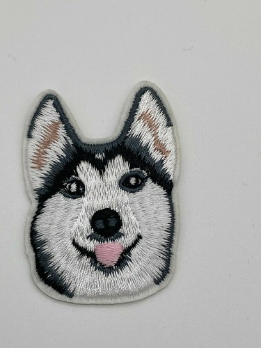 Plancha para cabeza de perro en insignias/parche transferencia de calor hágalo usted mismo bolsa de tela - Imagen 6 de 11