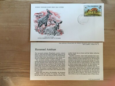 GAMBIA 1976 FDC WWF HARNESSED ANTELOPE ABUKO NATURE RESERVE | eBay UK