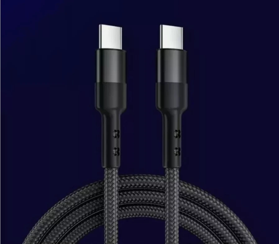 USB Cable Type C to Type C Data Transfer Fast Charge Braided cable lead 1.5m 5ft - Image 3 of 4
