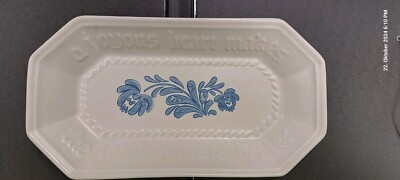 Pfaltzcraft Yorktowne USA Plate Bread Ceramic 31 x 17 x 4 cm Vintage Schale Brot