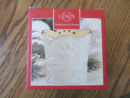Lenox “Feliz Luces Ángel Votivo” Navidad - Imagen 2 de 4