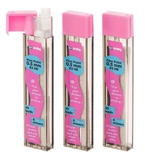 Mechanical 0.5 Lead Pencil And Eraser Refills Black Hb #2 Lead 0.5 Refill White 