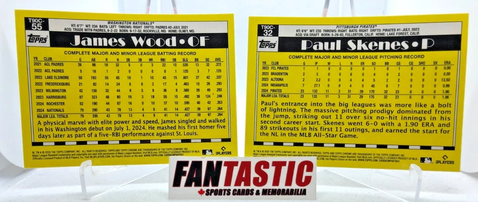 2025 Topps Series 1 1990 Chrome SILVER PACK YOU PICK combined shipping available - Image 2 of 2