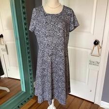 Talbots Chic Paisley Print A-Line Dress