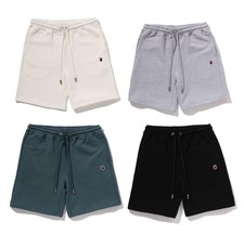 A BATHING APE Men's ONE POINT REGULAR FIT SWEAT SHORTS 1M30153306 b