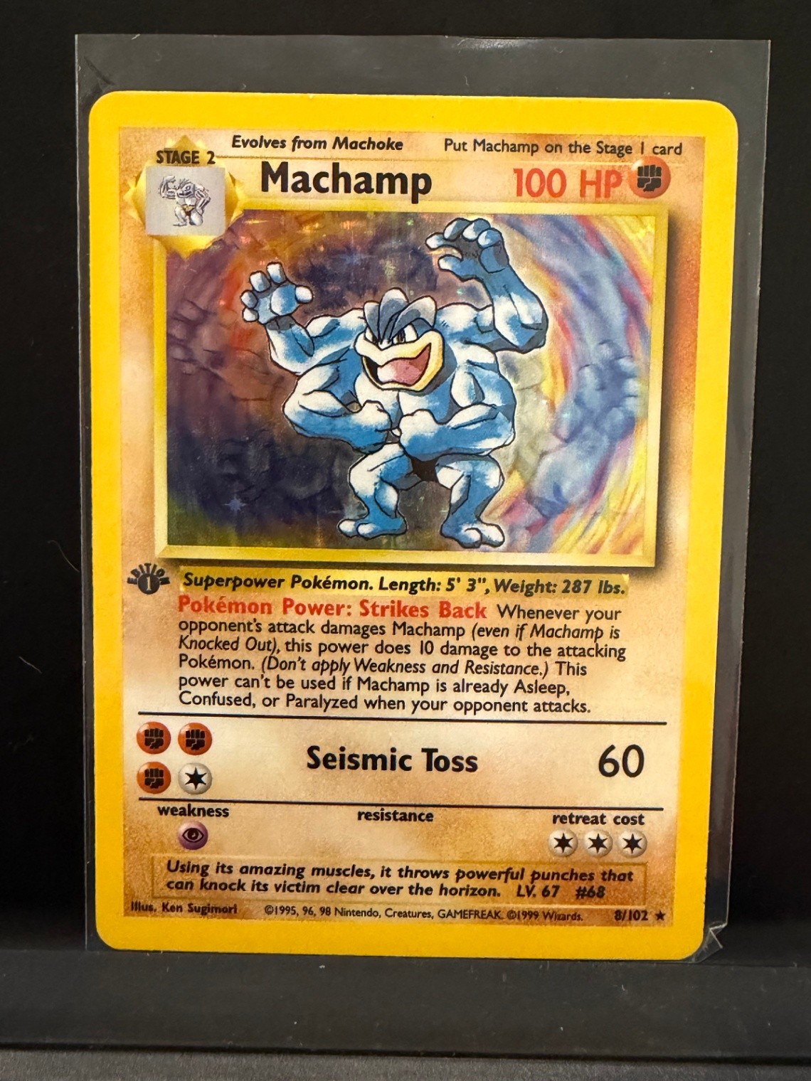 Machamp 8/102 Holo Rare Deck Exclusives 008/102 Fighting Holo Pokemon Card