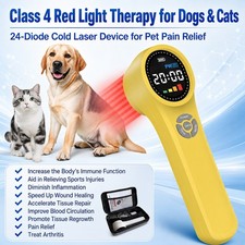 Red Infrared Laser Therapy Device for Dogs Cats Horses Pain Inflammation 1760mW