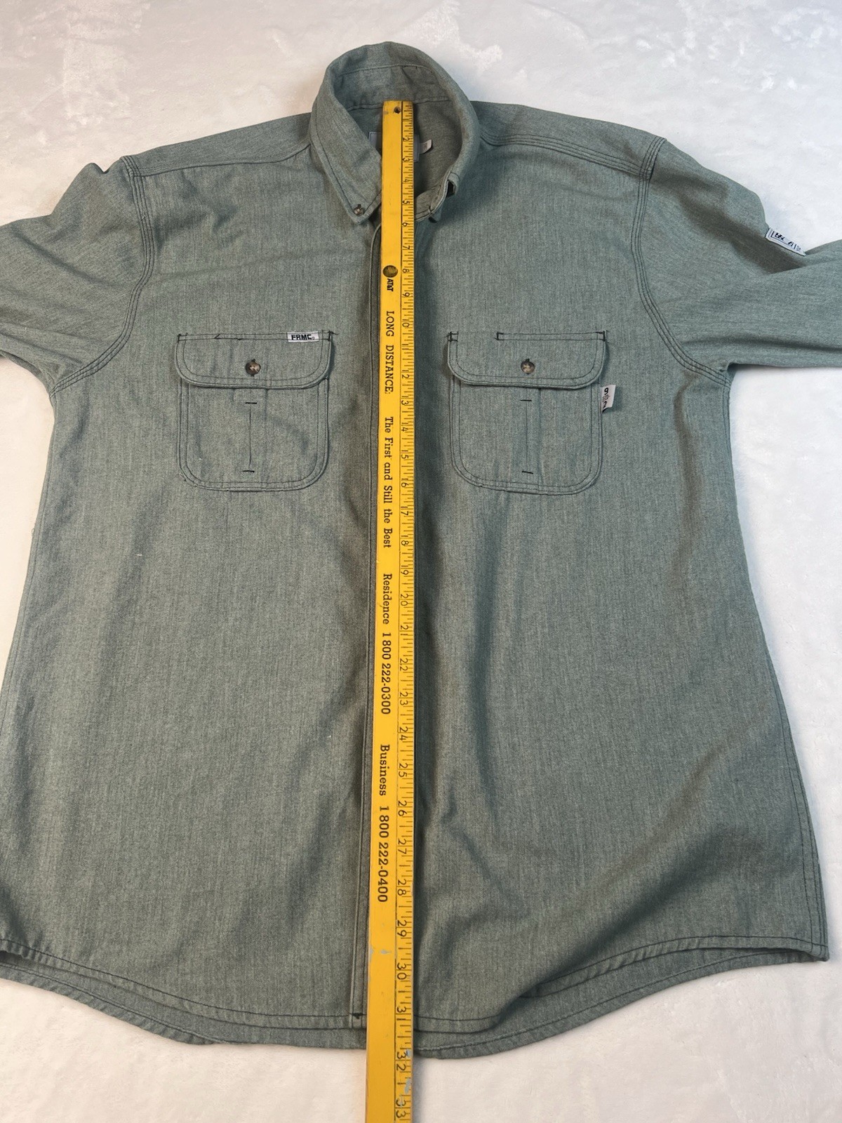 Tyndall Flame Resistant Large Button Down Green M… - image 7