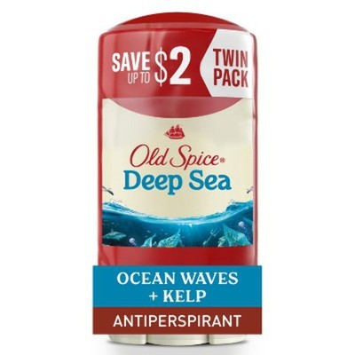 Old Spice Deep Sea Solid Antiperspirant & Deodorant for Men Sea Mineral Scent 2.