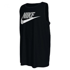NIKE Boy's Sportswear Big Kids Tank Top  BLACK/GRAY/WHITE - XS, L  NWT