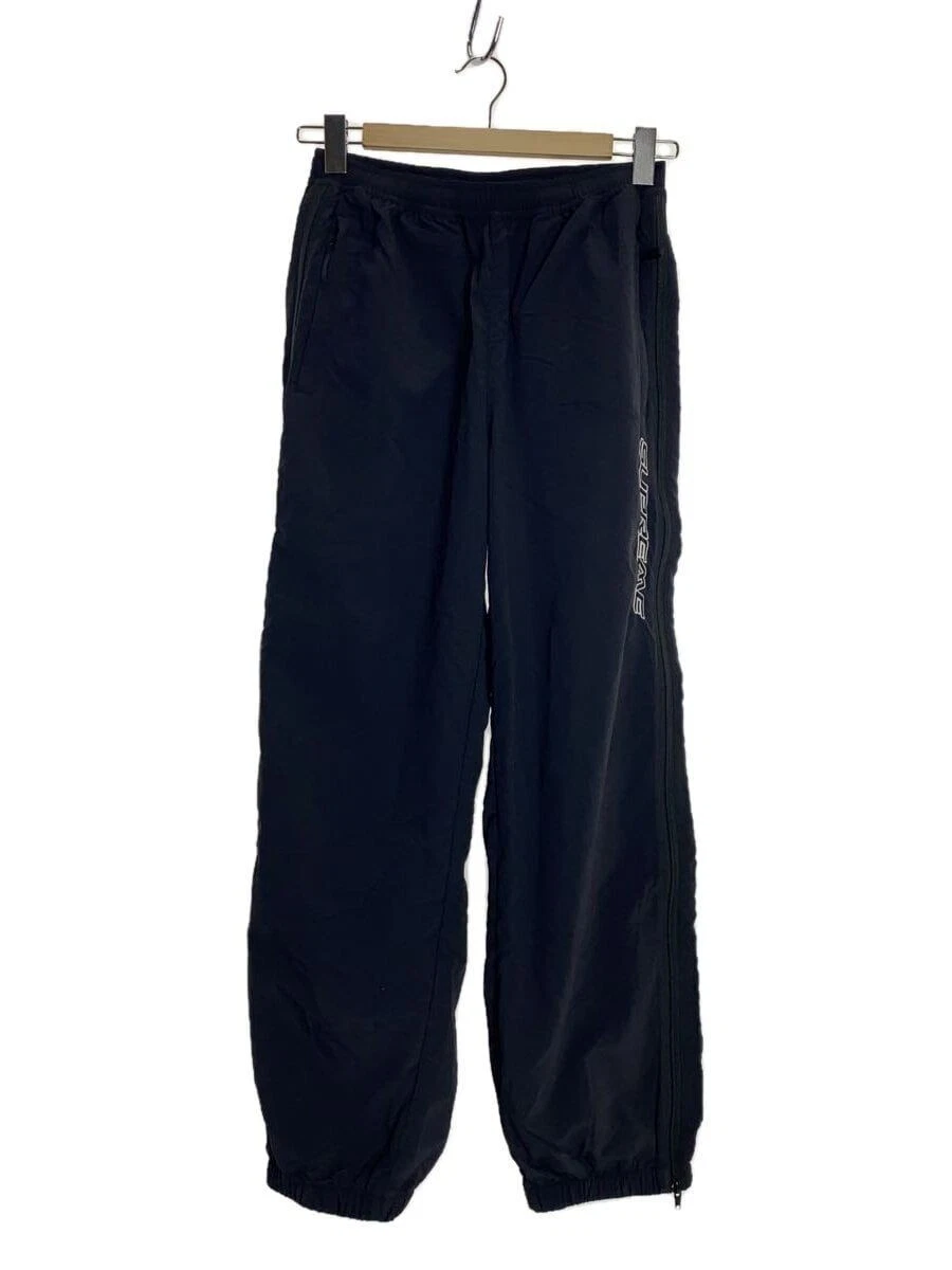 Supreme Others 23SS Pantalon d'échauffement baggy zippé intégral S nylon noir d'occasion