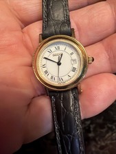 GUCCI 7200L Vntg Gold Roman Dial Quartz Watch VGUC 0008897 New Battery Accurate