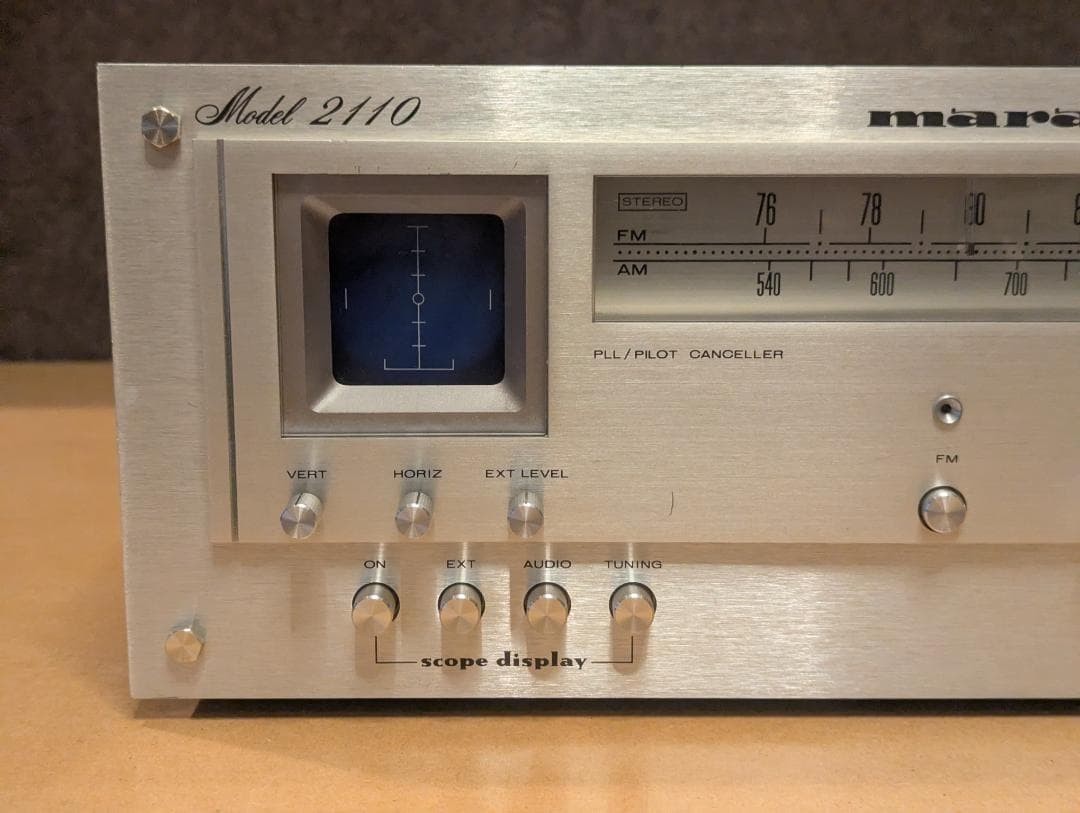 Marantz Model 2110 AM/FM Stereophonic Tuner Oscilloscope Restored