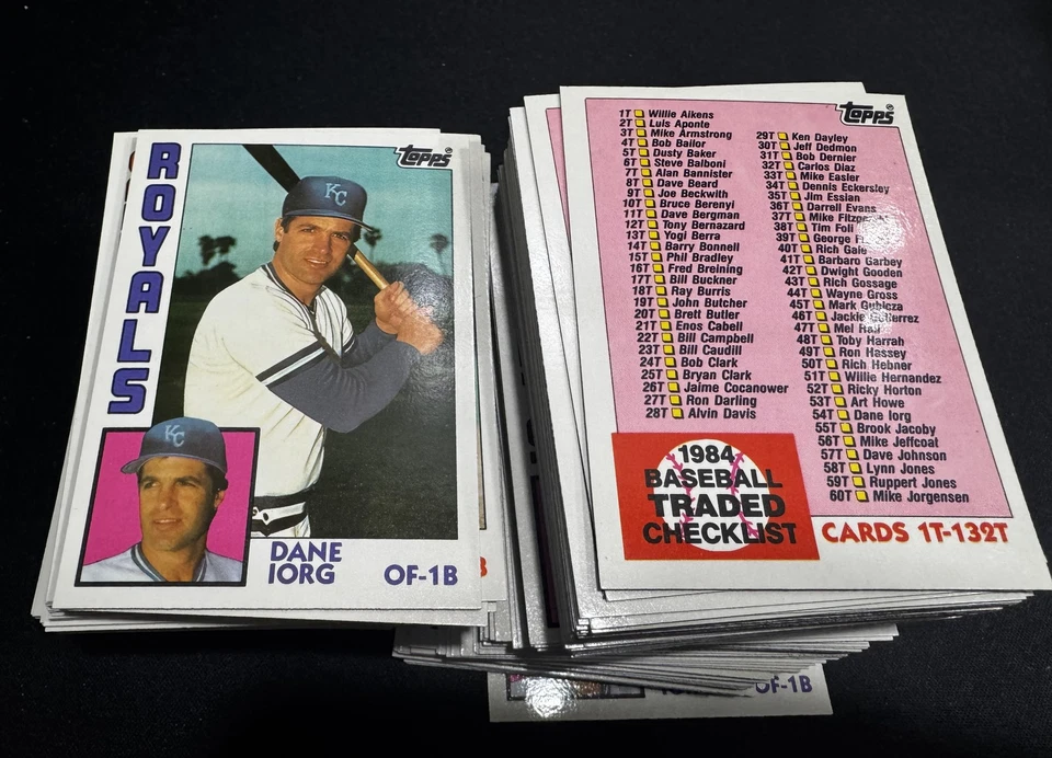 1984 Topps Tiffany Baseball Cards 1-132 (NM) - You Pick - Complete Your Set - Image 2 of 2