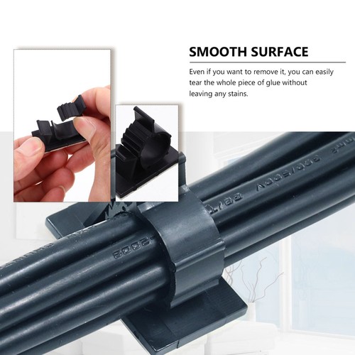 18 Pcs Kabelfixierclip Kabelclips Für Den Schreibtisch Kabelhalter - 第 7/12 張圖片
