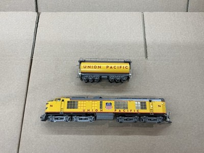 OVERLAND MODELS HO SCALE GASLOK VERANDA TURBINE MIT TENDER UNION PACIFIC!