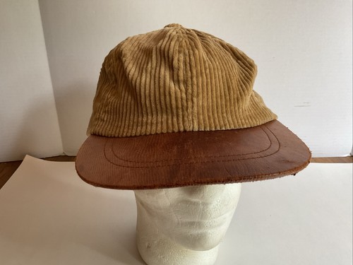 Cappello Stetson vintage velluto a coste pelle strapback berretto pelle di daino UNION MADE IN USA - Foto 6 di 11