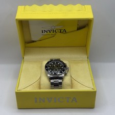 Estuche Invicta Pro Diver 10050 50 mm negro/plateado/amarillo nuevo en caja