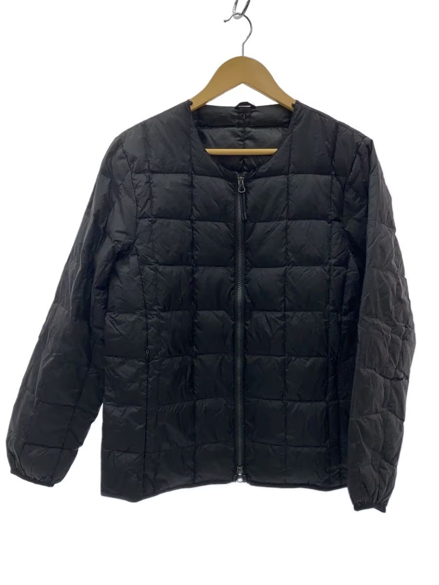 TAION Down Jacket Nylon Black Solid Color - image 1