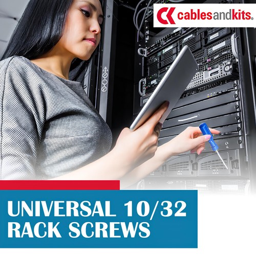 Rack Screws, 10-32 Thread, Phillips Head Qty 100 - Lifetime Warranty - 第 4/8 張圖片