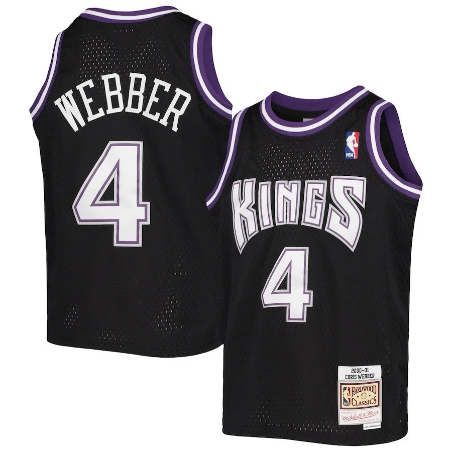 Camiseta deportiva Mitchell & Ness Swingman 2000-01 Chris Webber #4 Kings para hombre talla 2XL Foto 2 de 4