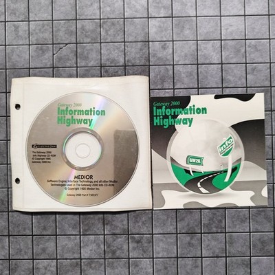 Gateway 2000 Information Highway Information CD-ROM Computer Software #7501871