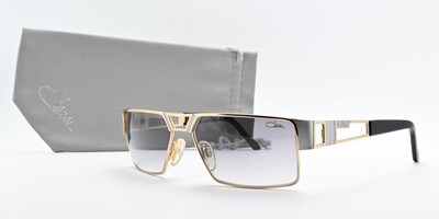 CAZAL Vintage Sonnenbrille 970 Col 936 58-16 125 Gold Silber Pilot c2006 Rare
