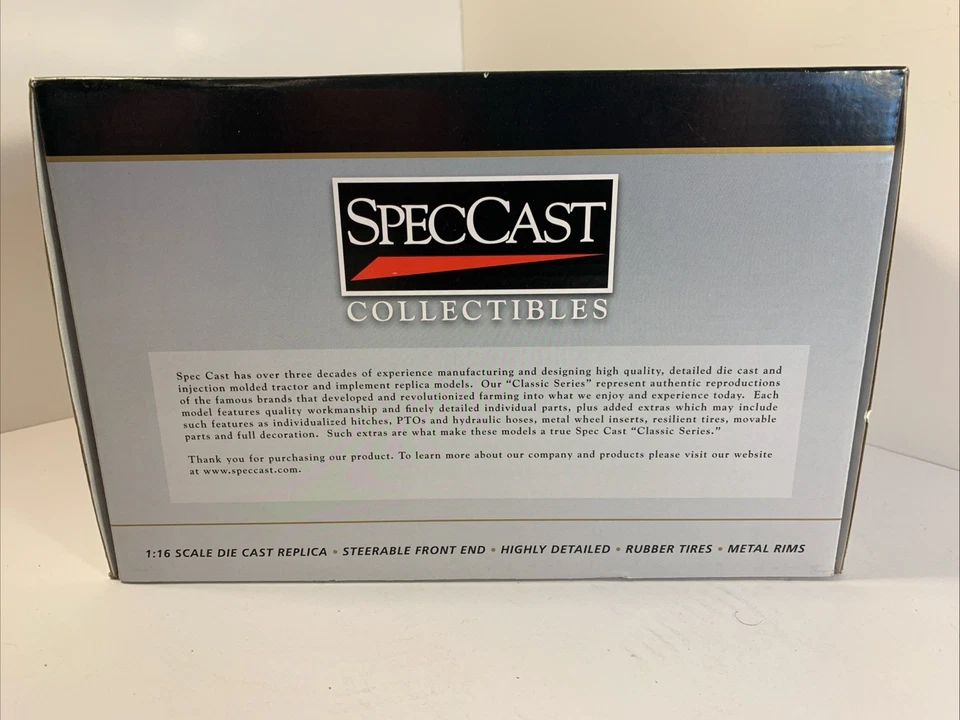 MASSEY FERGUSON 98 DIESEL TRACTOR RED 1/16 DIECAST MODEL BY SPECCAST SCT913 - Image 4 of 4