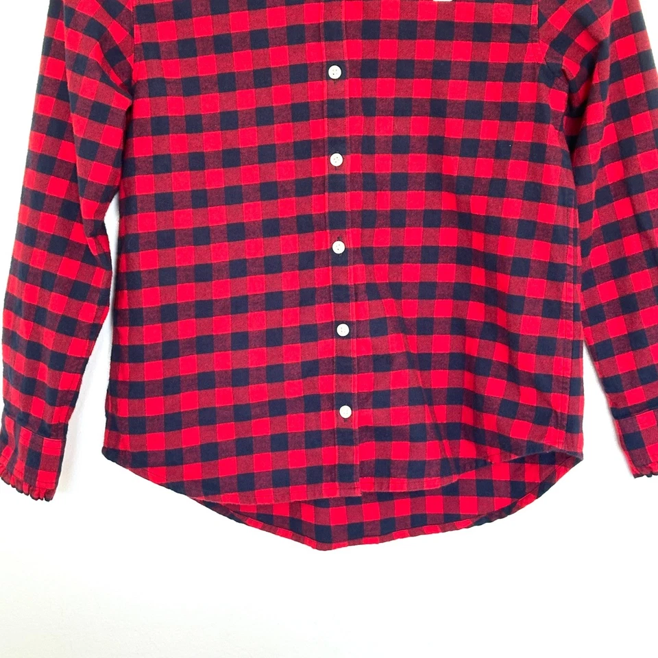 Camisa Vineyard Vines Niñas Talla 12 Algodón Cuadros Manga Larga Abotonada Top Foto 4 de 4